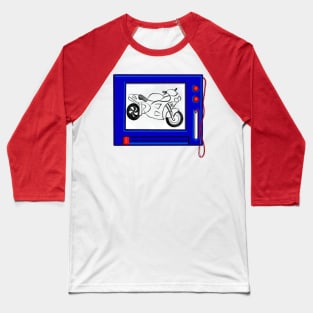 Motorbike Baseball T-Shirt